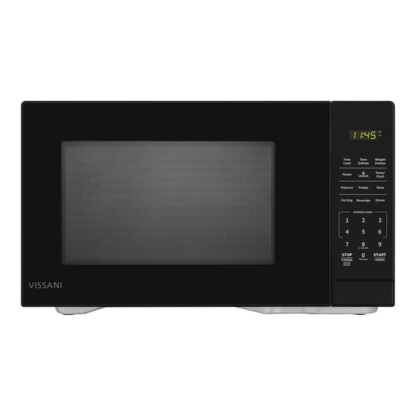 1.1 cu. ft. 1000-Watt Countertop Microwave in Black