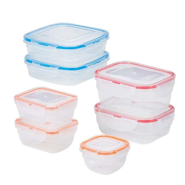 48Set - 16oz.] Plastic Deli Food Storage Containers With Plastic Lids –  SHANULKA Home Decor