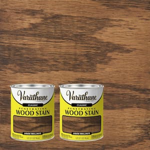 1 qt. Aged Walnut Classic Interior Wood Stain (2-Pack)
