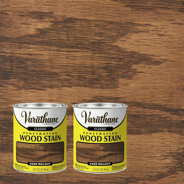 Varathane 1 qt. Aged Walnut Classic Interior Wood Stain (2-Pack)