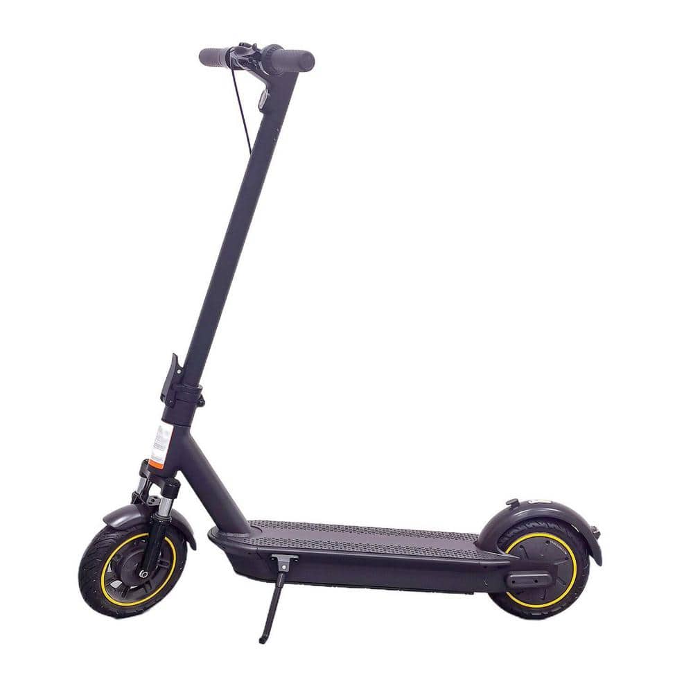 Wildaven Adults Folding Electric Scooter with 500-Watt Powerful Motor, 36-Volt 15Ah Lithium Battery and Front Suspension