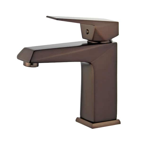 Bellaterra Home Valencia Single Hole Single-Handle Bathroom Faucet in Oil Rubbed Bronze