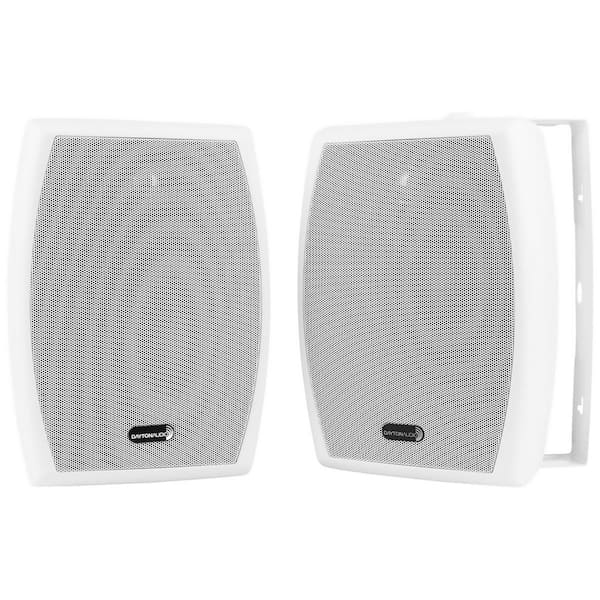IO-Series 6.5 in. Woofers 85 Watt White Indoor/Outdoor Speaker Set