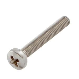 M3-0.5x20mm Stainless Steel Pan Head Phillips Drive Machine Screw 2-Pieces