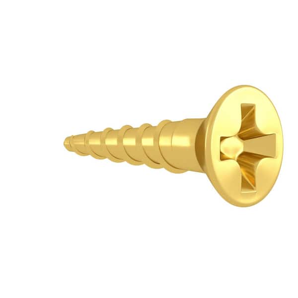 10 PIECES BRASS FLAT CONE HEADS PURE GOLD CHOICE OF 3 SIZES BRASS PLATED 