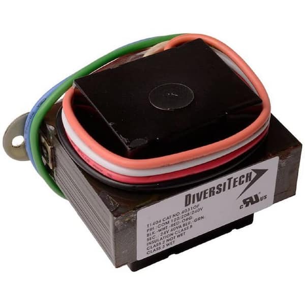 Diversitech Hvac 1 8 240 Volt Primary 24 Volt Secondary 40va Rating Transformer T1404