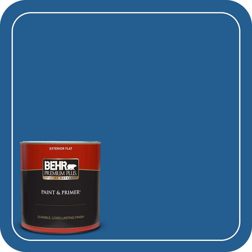 1 qt. #S-G-570 Sapphire Lace Flat Exterior Paint & Primer price history on PriceWatchPro