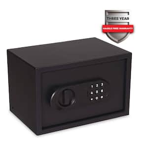 Home and Office 0.36 cu. ft. Cube Security Vault with Electronic Lock, Matte Black