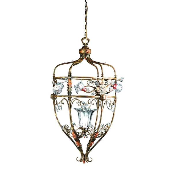 Eurofase Calista Collection 7-Light Russett Hanging Large Pendant