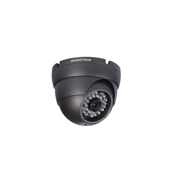 GrandStream Wired Indoor or Outdoor Infrared Fixed Dome HD IP Video Standard Surveillance Camera