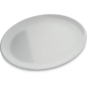 Epicure 8 in. White Melamine Dinner Plate (48-Pack)
