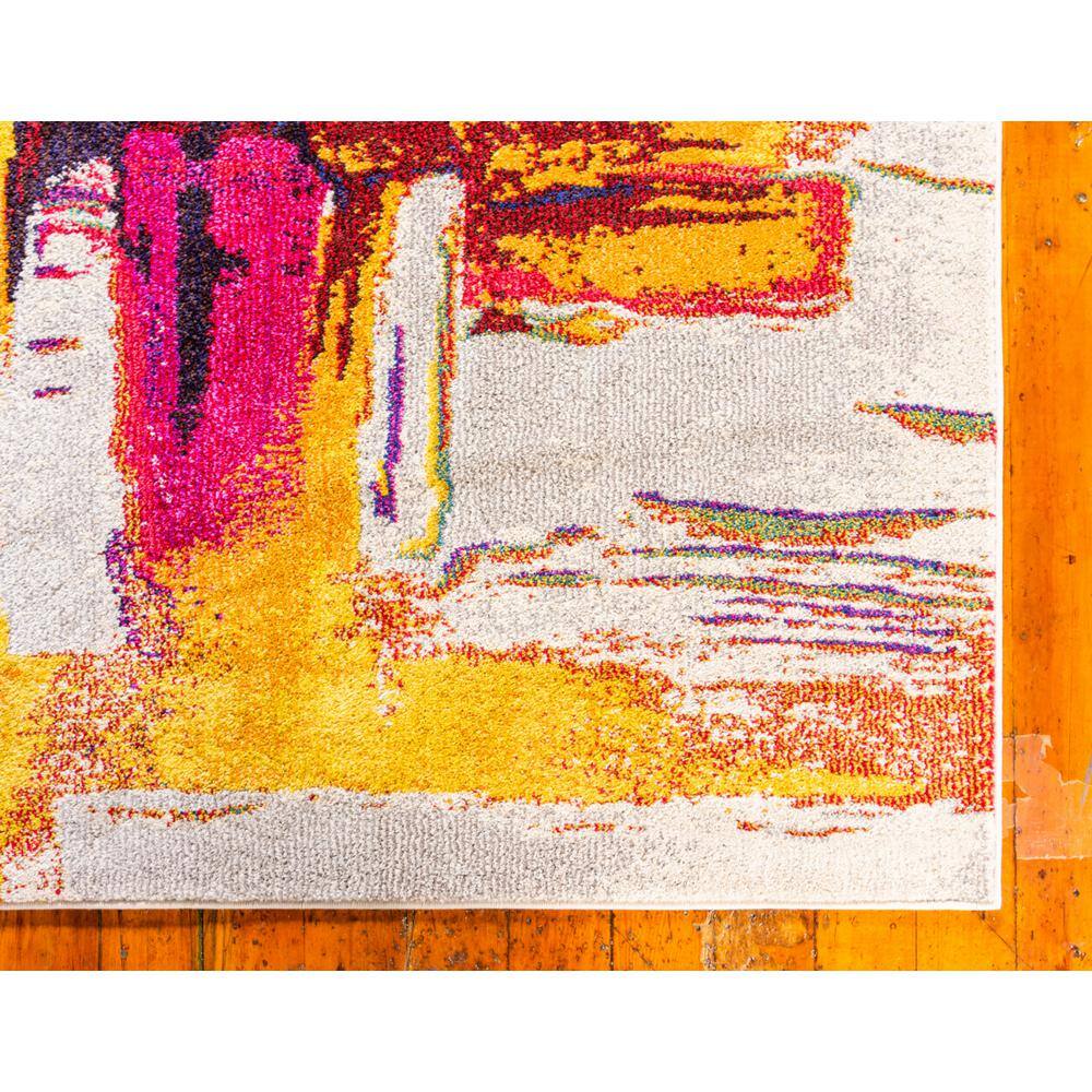 Estrella Multicolor Abstract Rectangular Stain-Resistant Rug