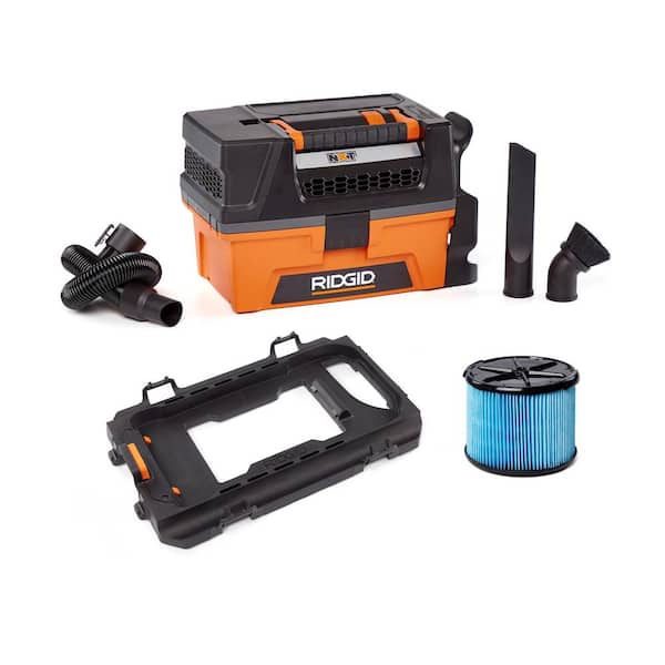 3 Gal. 5.0 Peak HP NXT Shop Vacuum HD0300 Wet Dry Vac with Fine Dust Filter, Hose, Accessories and Pro Gear Attachment