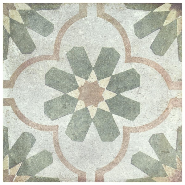 Merola Tile D'Anticatto Decor Florence 8-3/4 in. x 8-3/4 in