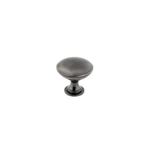 Copperfield Collection 1-3/16 in. (30 mm) Black Stainless Steel Functional Cabinet Knob