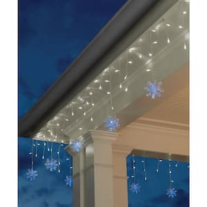 HOME ACCENTS HOLIDAY 200 MULTICOLOR LED DOME ICICLE LIGHTS 17' 6" NEW IN BOX 