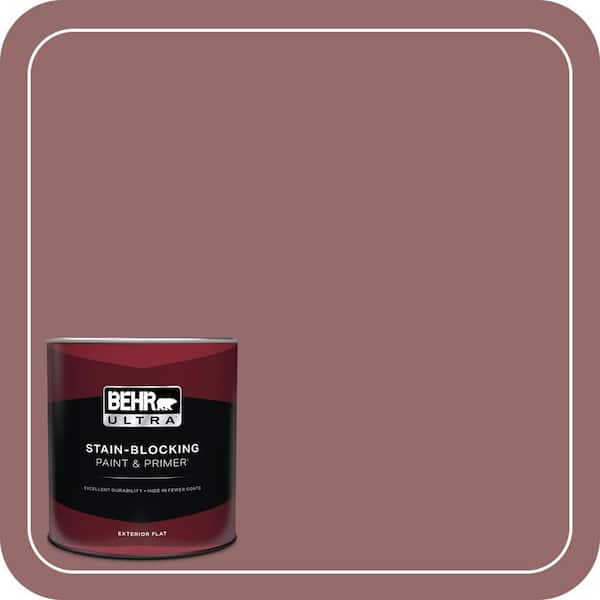 BEHR ULTRA 1 qt. #140F-5 Clay Ridge Flat Exterior Paint & Primer