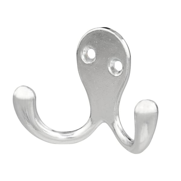 Chrome Plated Double Robe Hook 