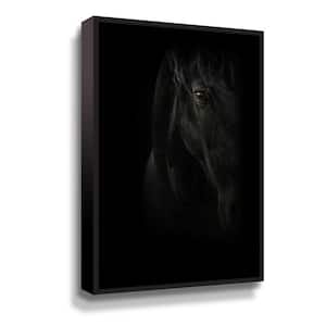 Black Pearl' by PhotoINC Studio Framed Canvas Wall Art