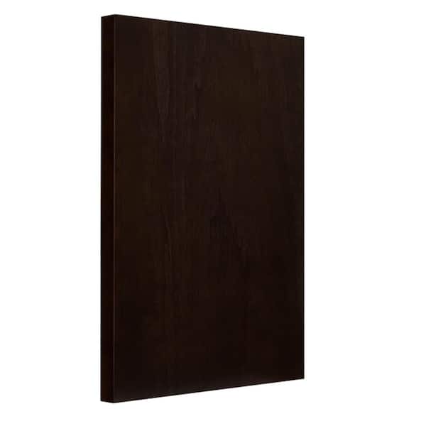 LIFEART CABINETRY Edinburge 2-in. H W x 24-in. D x 34.5-in. H in Espresso Dishwasher End Panel