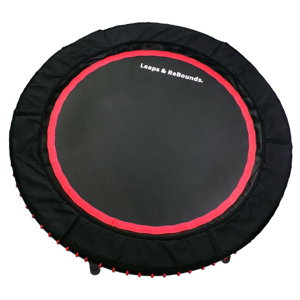 40 in. Mini Fitness Trampoline and Rebounder Exercise Equipment, Red