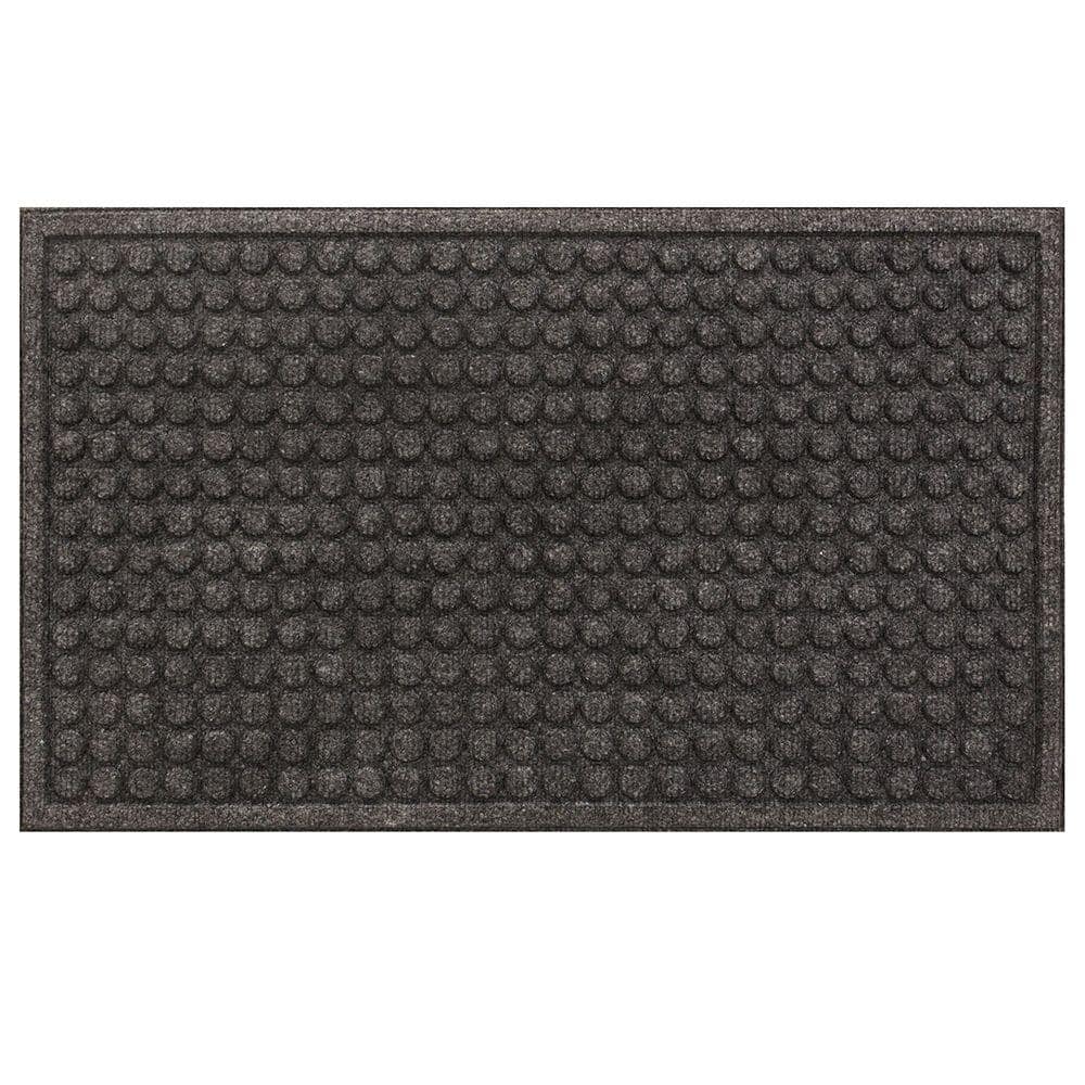 TrafficMaster Dots Onyx 18 in. x 30 in. Indoor/Outdoor Mat 60825190718x30 The Home Depot
