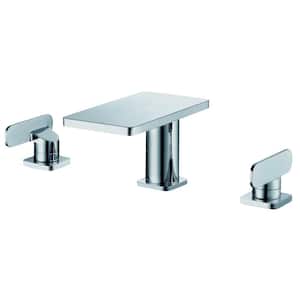 8 in. Widespread 2-Handle Bathroom Faucet in Polished Chrome