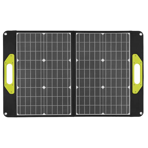 RYOBI - 18V ONE+ 1800-Watt Portable Battery Inverter Power Station/8-Port Charger with 60-Watt Foldable Solar Panel