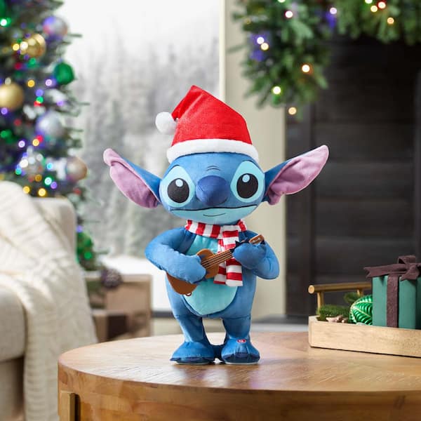 Animated Plush Stich Playing Ukulele