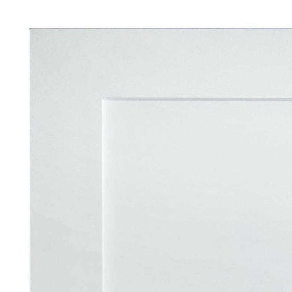 24" x 80" White Primed MDF Solid Core Interior Door Slab