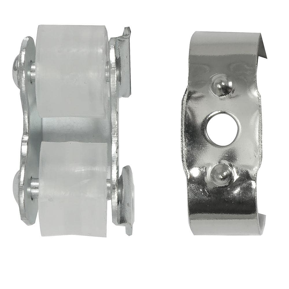 Silver Steel Double Roller Cabinet Catch Latch