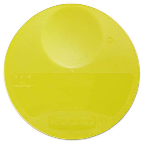 Rubbermaid Commercial Products Round Storage Container Lids, 10 1/4 dia x 1h, Yellow