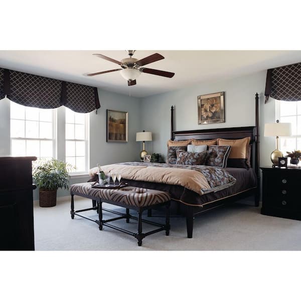 AirPro Performance 52 in. Indoor Brushed Nickel Ceiling Fan