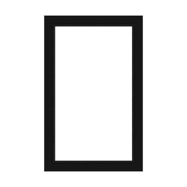 Amanti Art Mirror Makeover Avon Black 17.25 in. W x 27.25 in. H Bathroom Mirror Frame Border Kit-Fits a 16 x 26 Mirror