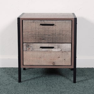 Rustic Reclaimed Collection with 1-Spacious Drawers and Night Stand