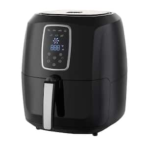 5.5 Qt. Black Air Fryer with Digital LED Touch Display
