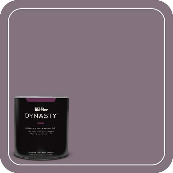 BEHR DYNASTY 1 qt. #690F-6 Wine Frost Eggshell Enamel Interior Stain-Blocking Paint & Primer