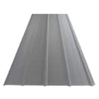 8 ft. SM-Rib Galvalume Steel 29-Gauge Roof/Siding Panel in Gray