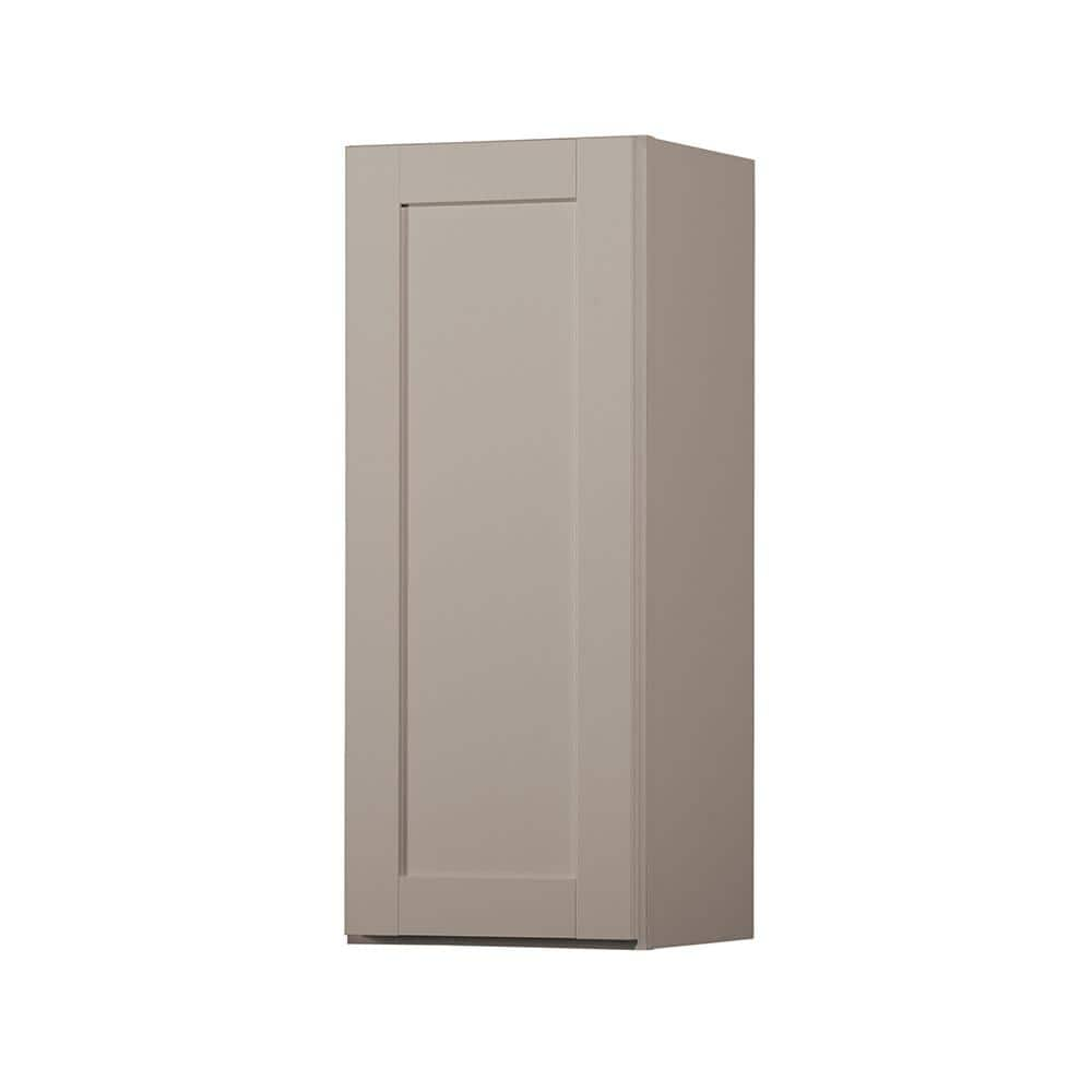 Hampton Bay Westfield Dusk Gray Shaker Stock Assembled Wall Kitchen Cabinet (12 in. W x 12 in. D x 30 in. H)