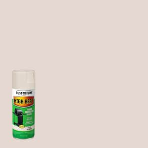 12 oz. High Heat Flat Almond Interior/Exterior Spray Paint (6-Pack)