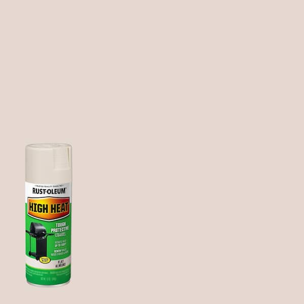 Rust-Oleum Specialty 12 oz. High Heat Flat Almond Interior/Exterior Spray Paint (6-Pack)