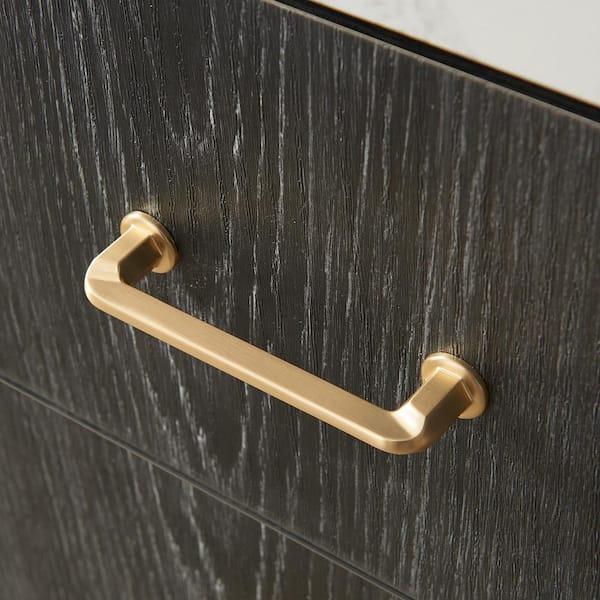 Alistair 42 in. W x 22 in. D x 33.9 in. H Single Sink Bath Vanity in North Black Oak w/ White Grain Stone Top and Mirror