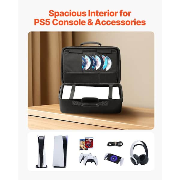 ps5 袋 SKYSHALO PS5 Carrying Case Travel Bag for Playstation 5