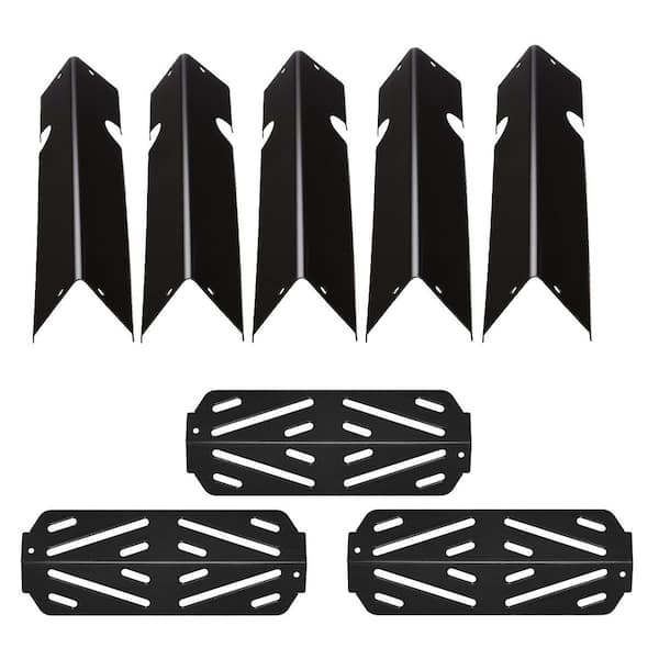 Flavorizer Bars and Heat Deflectors, 17 in. Grill Replacement Part, for Weber Genesis ll 310 315 335 340, 8 Pack