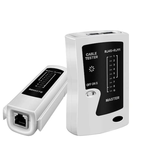phyfalip Network Ethernet Cable Tester for LAN RJ45 Shielded Cable and RJ11 RJ12