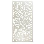 Tangle 70.8 in. x 35.4 in. Swiss Coffee Recycled Polymer Decorative Screen Panel, Wall Decor and Privacy Panel