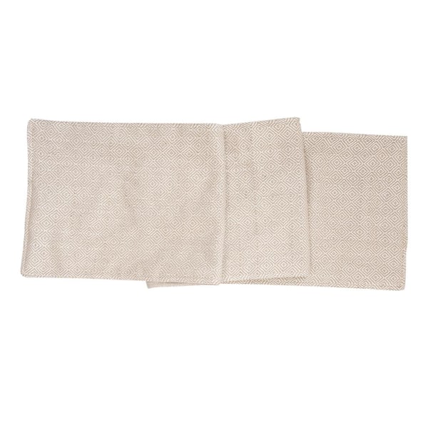 C&F HOME Diamond Dune Table Runner