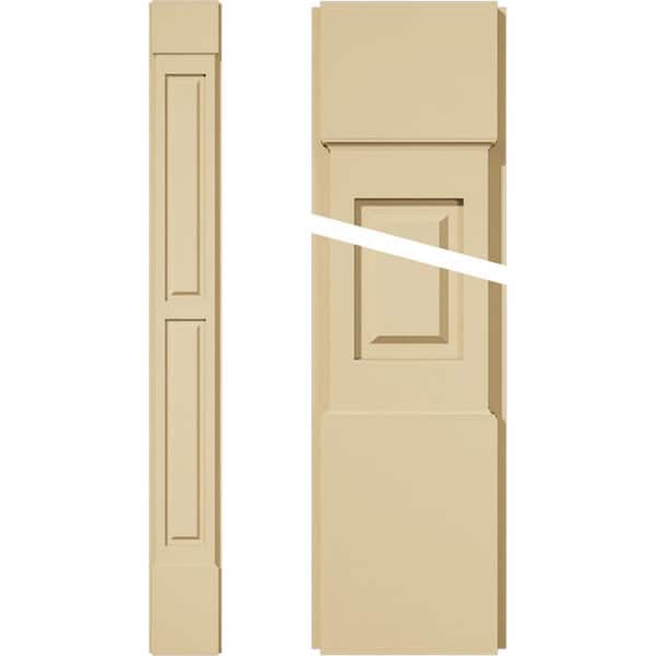 Ekena Millwork 2 in. D x 8 in. W x 72 in. L Primed Polyurethane Pilaster 1- Pack