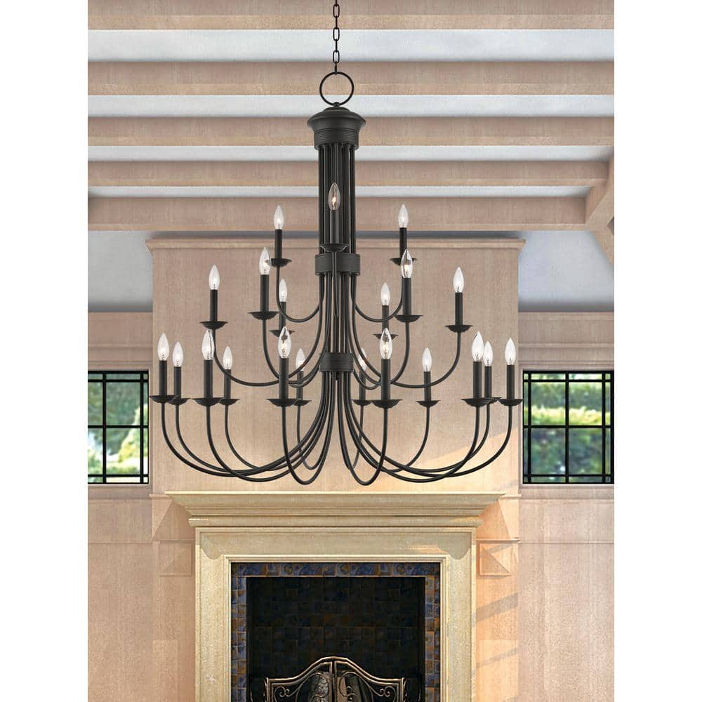 Estate 21-Light Bronze Extra Large Chandelier