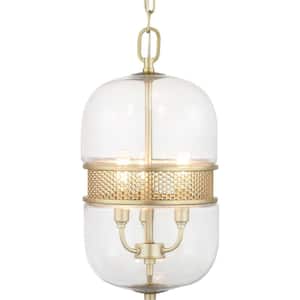 Cayce Collection 3-Light Vintage Gold Pendant